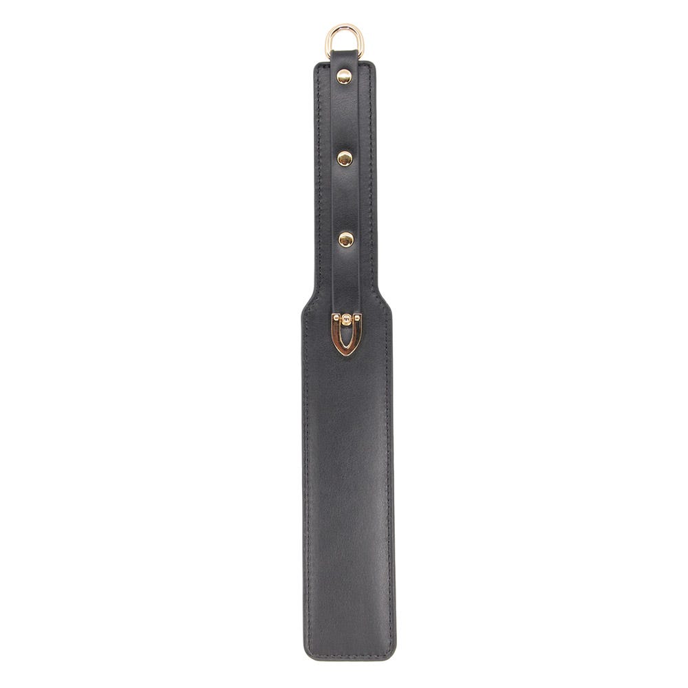 Love in Leather Faux Leather Paddle with Gold Hardware