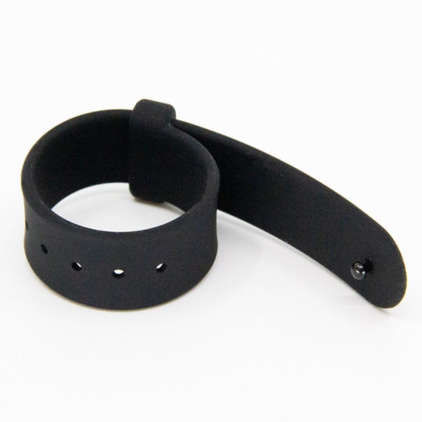 Love In Leather Adjustable Seamless Silicone Cock Ring