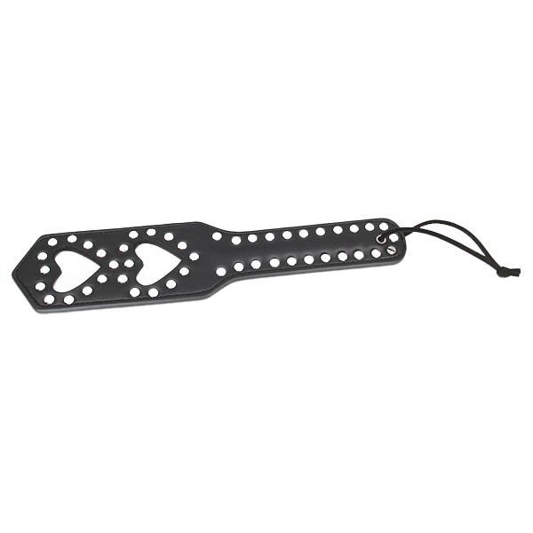 Love In Leather Studded Heart Paddle