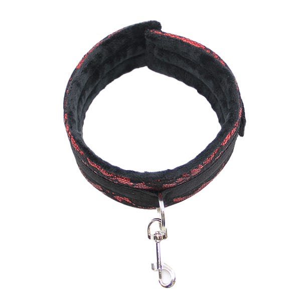 Love In Leather Satin Collar and Lead Set