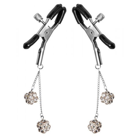 Rhinestone Nipple Clamps