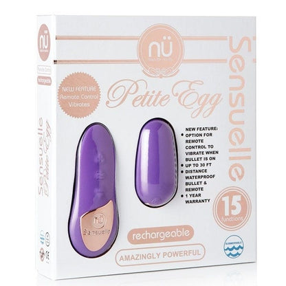 Sensuelle Rechargeable Remote Control 15 Function Petite Egg