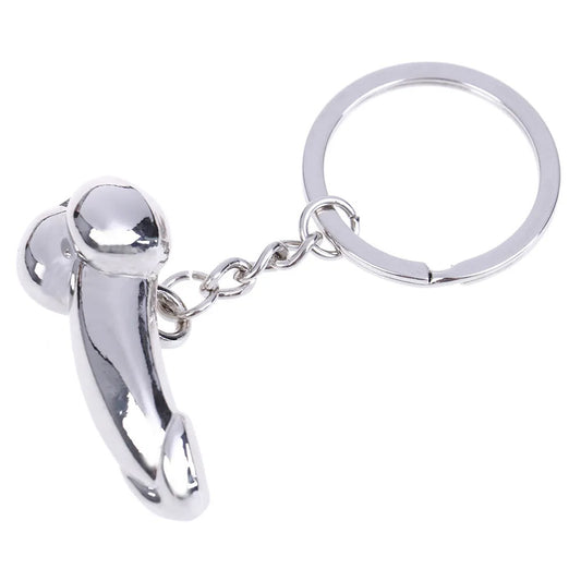 Metal Cock Keyring