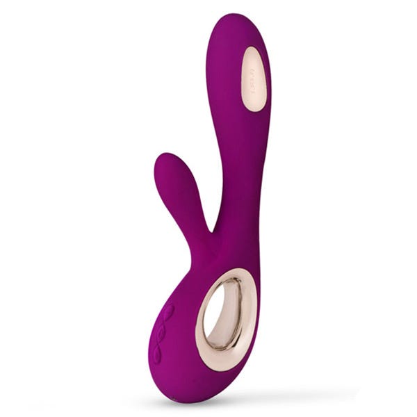 LELO Soraya Wave Rabbit Vibrator - Deep Rose