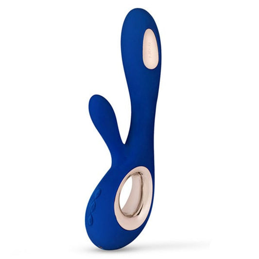 LELO Soraya Wave Rabbit Vibrator - Midnight Blue