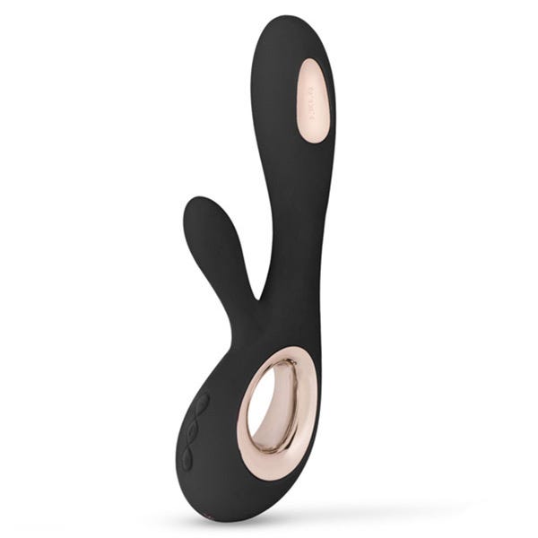 LELO Soraya Wave Rabbit Vibrator - Black