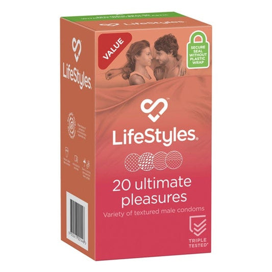 LifeStyles Ultimate Pleasure Condoms 20 Pack