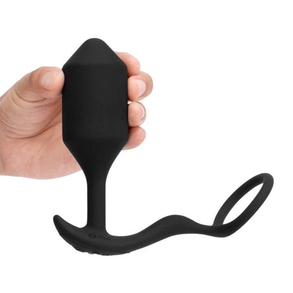 b-Vibe Extra-Large Vibrating Snug and Tug Butt Plug