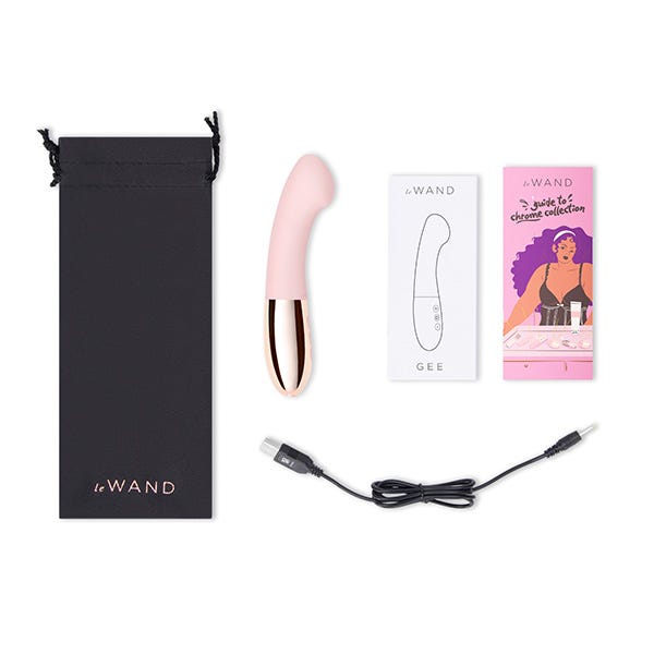 Le Wand Chrome Gee Vibrator - Rose Gold