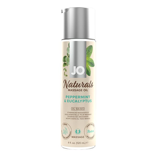 Jo Naturals Peppermint & Eucalyptus Massage Oil