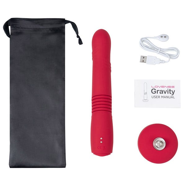 Lovense Gravity Vibrating and Thrusting Dildo