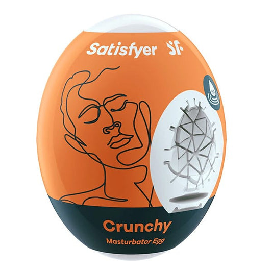 Satisfyer Crunchy Masturbator Egg Stroker Sleeve