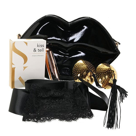 Secret Kisses Noir Gift Set with Bullet Vibrator