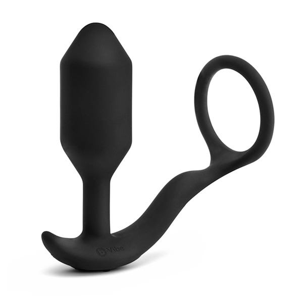 b-Vibe Snug and Tug Vibrating Cock Ring and Prostate Butt Plug