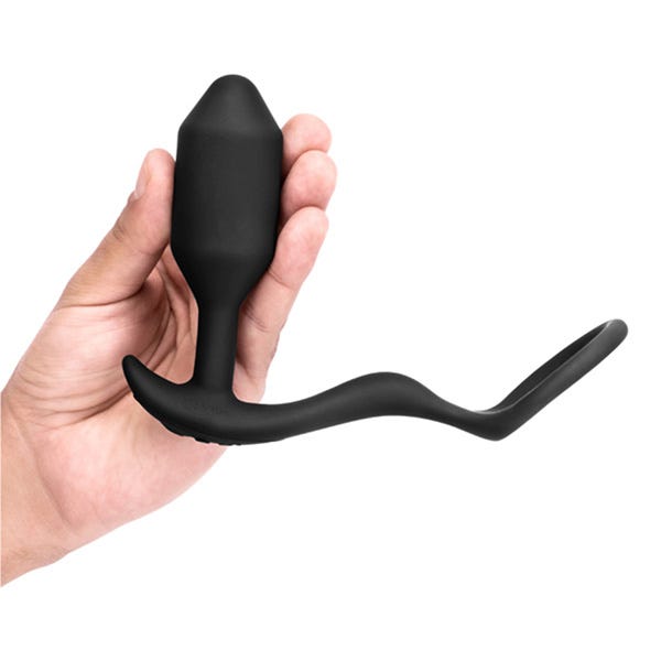 b-Vibe Snug and Tug Vibrating Cock Ring and Prostate Butt Plug