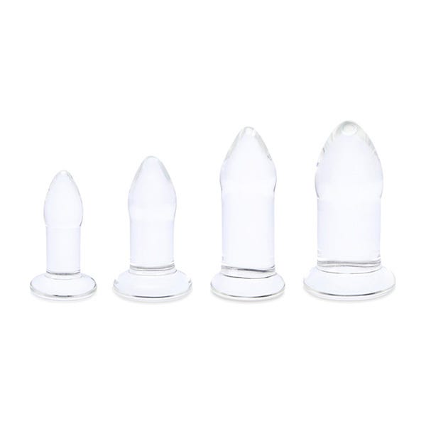 B-Vibe Glass Anal Dilators Set