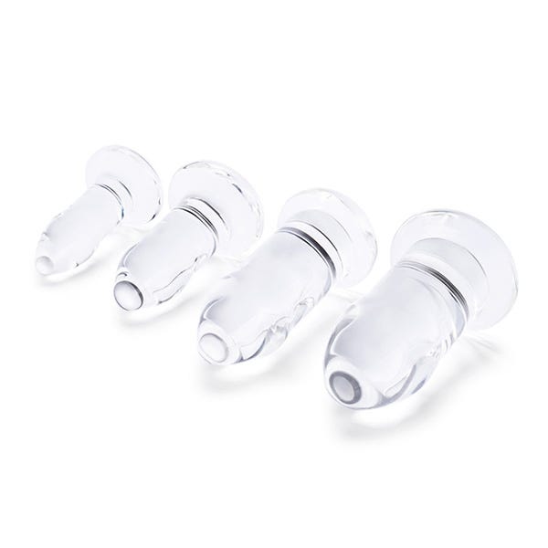 B-Vibe Glass Anal Dilators Set