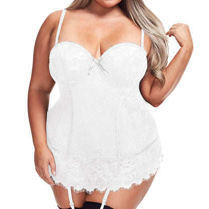 Baci Bustier and G-String White