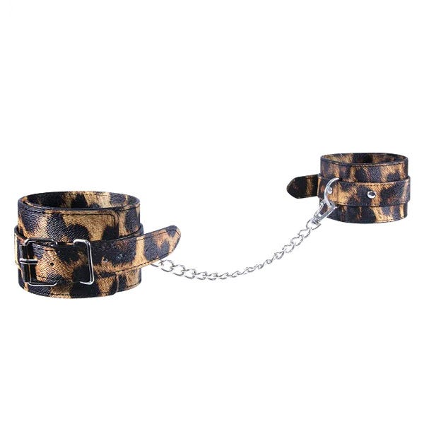 Excellent Power Leopard Frenzy Leopard Print Ankle Cuffs