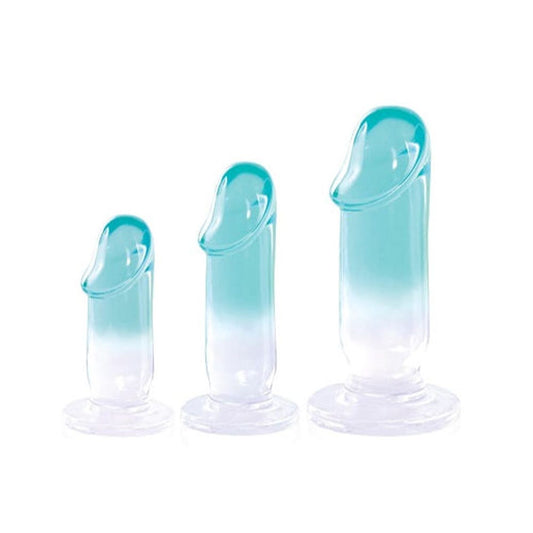 Excellent Power Glitzy Trainer Penis Shape Anal Plug Kit