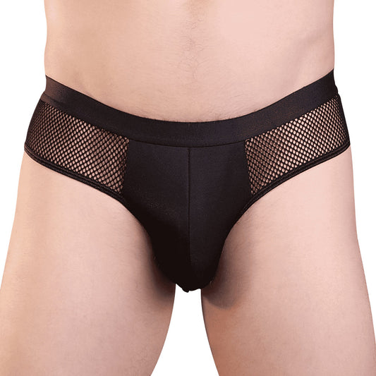 Love in Leather Mesh Jockstrap Brief