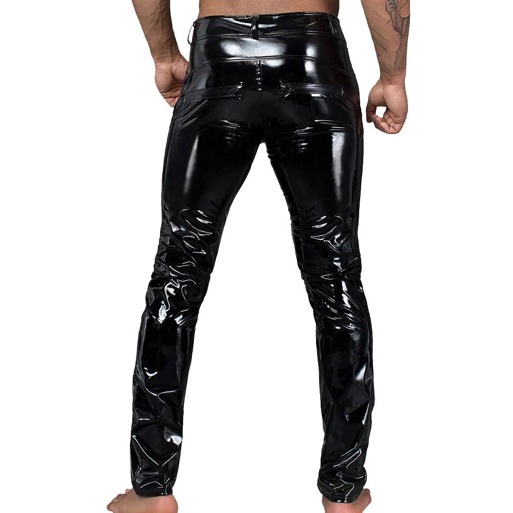 Noir Elastic Mens Pants