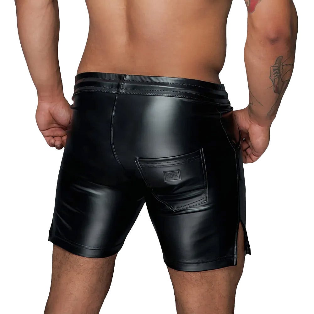 Noir Mens Wetlook Shorts