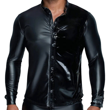 Noir Long Sleeve Button Shirt