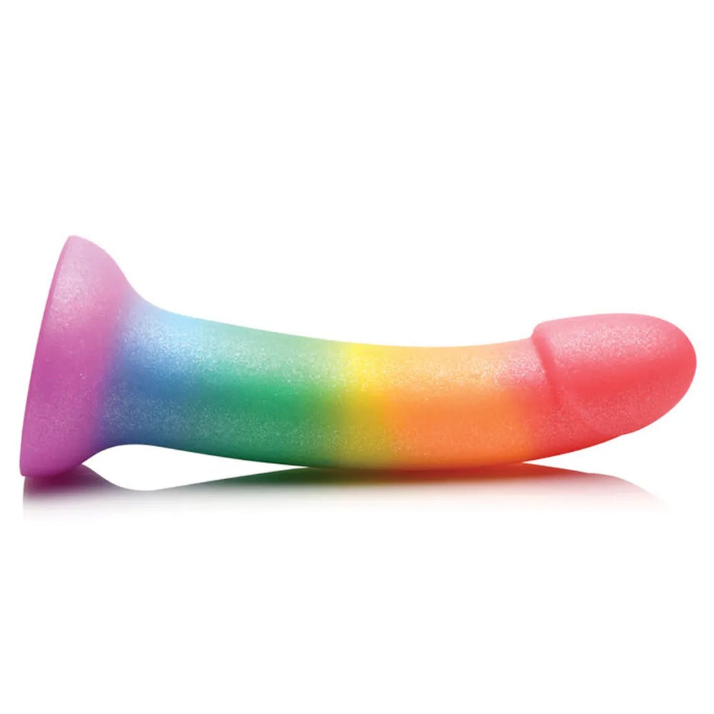 Simply Sweet 6.5-Inch Phallic Rainbow Dildo