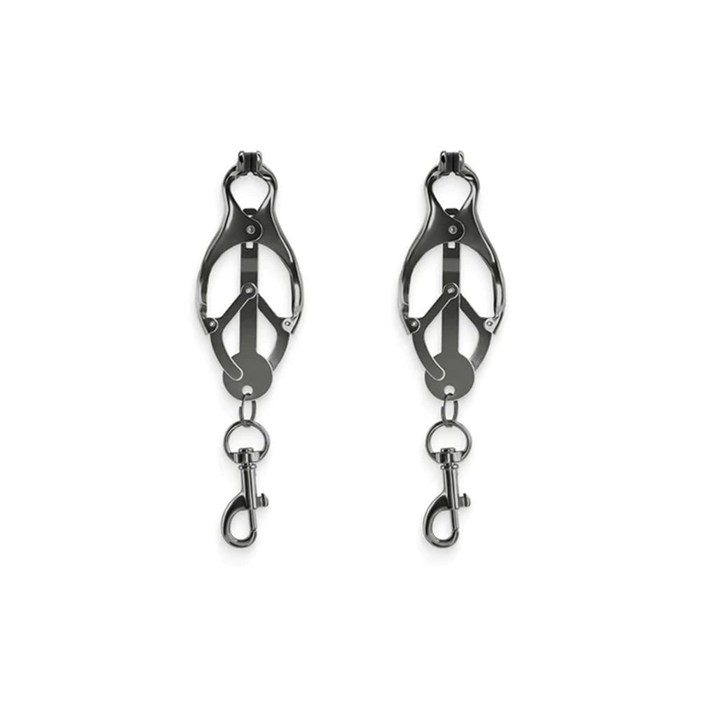 Bound C3 Monarch Swivel Clip Nipple Clamps - Charcoal