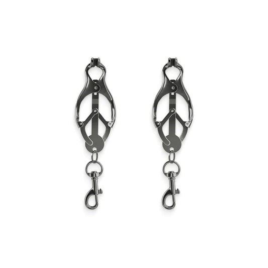 Bound C3 Monarch Swivel Clip Nipple Clamps - Charcoal