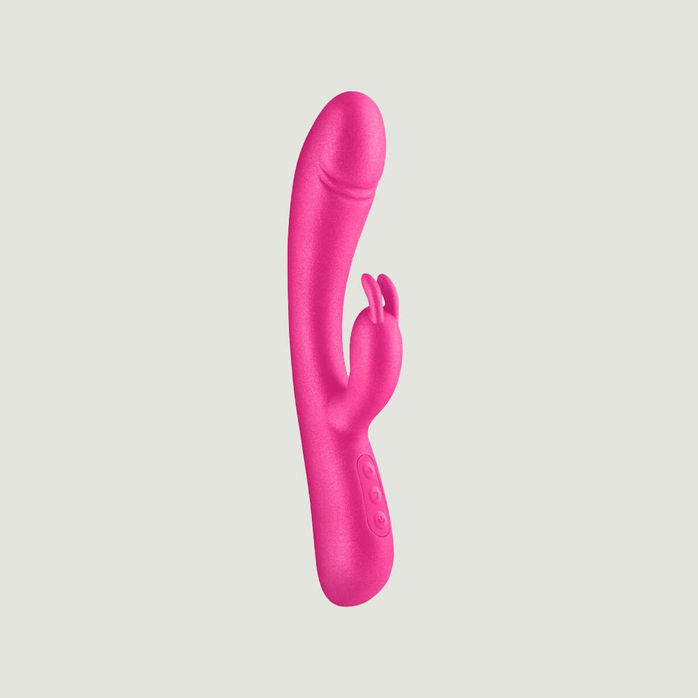 Royals Divine Metallic Pink Rabbit Vibrator