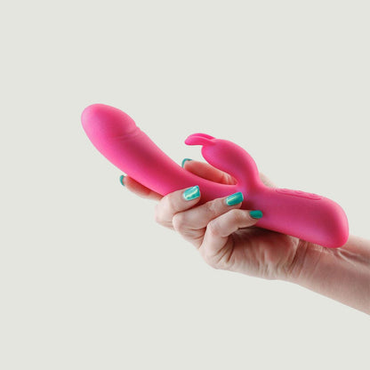 Royals Divine Metallic Pink Rabbit Vibrator