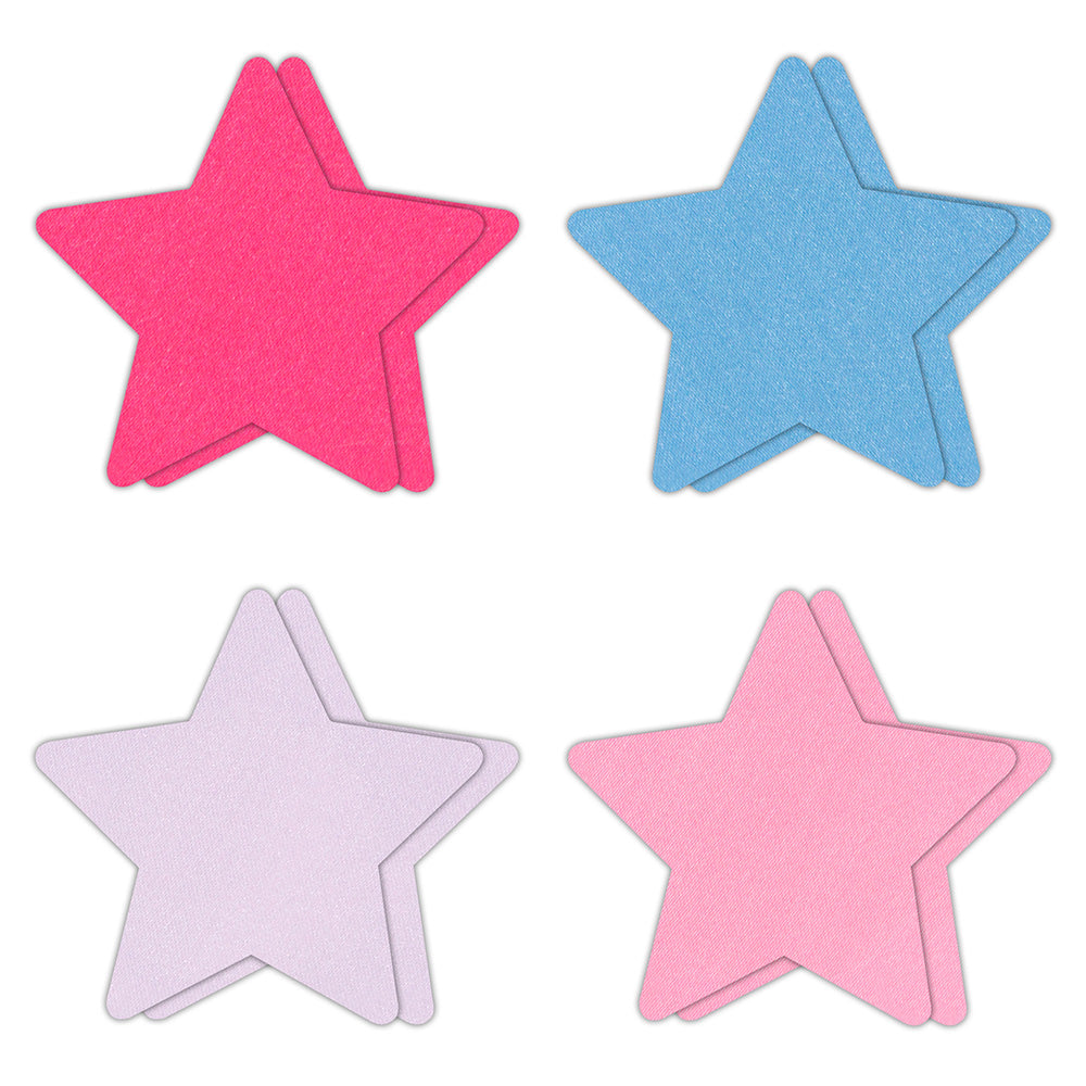 NS Novelties Pretty Pasties Star 2 Assorted 4 Pair