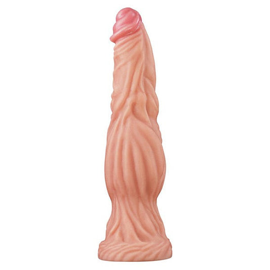 Nature Cock 9.5-Inch Dual-Layered Platinum Silicone Dildo