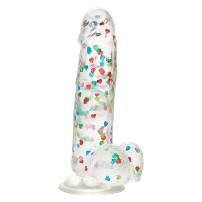 Naughty Bits Heart-Filled Suction Cup Dildo