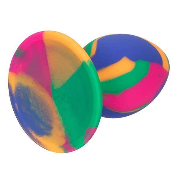 Cheeky Medium Silicone Tie-Dye Silicone Butt Plug