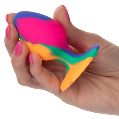 Cheeky Medium Silicone Tie-Dye Silicone Butt Plug