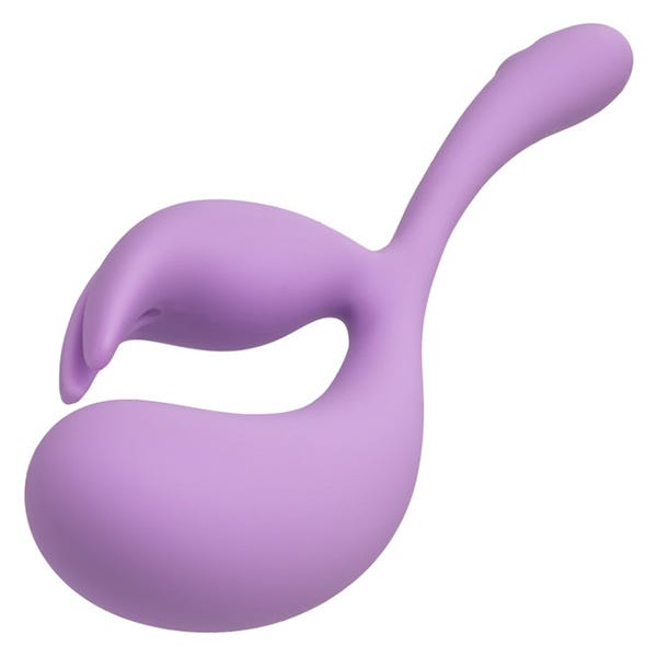 Elle Liquid Silicone Dual Flicker Clitoral Teaser and Vibrator