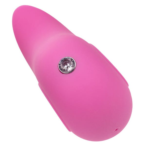 LuvMor Kisses Vibrator with Crystal Control Button