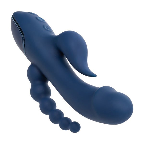 CalExotics III Triple Orgasm Rechargeable Rabbit Vibrator