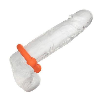 CalExotics Alpha Ring Liquid Silicone Cock Ring with Dual Balls