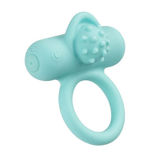 CalExotics Silicone Rechargeable Nubby Lovers Delight Vibrating Penis Ring