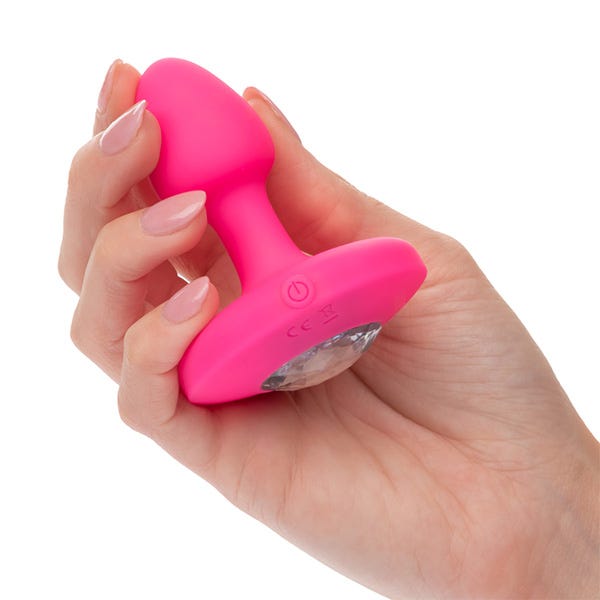 CalExotics Cheeky Gems Small Vibrating Butt Plug