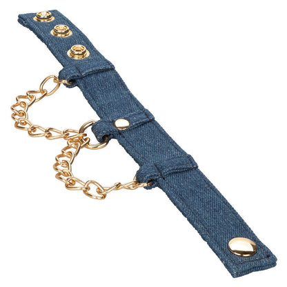 CalExotics Ride 'Em Premium Denim Collection Wrist Cuffs