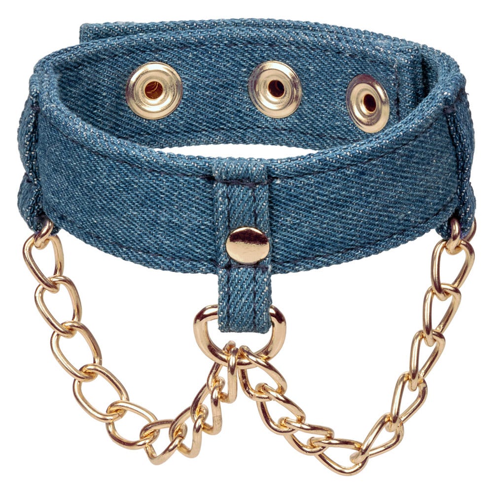 CalExotics Ride 'Em Premium Denim Collection Ankle Cuffs