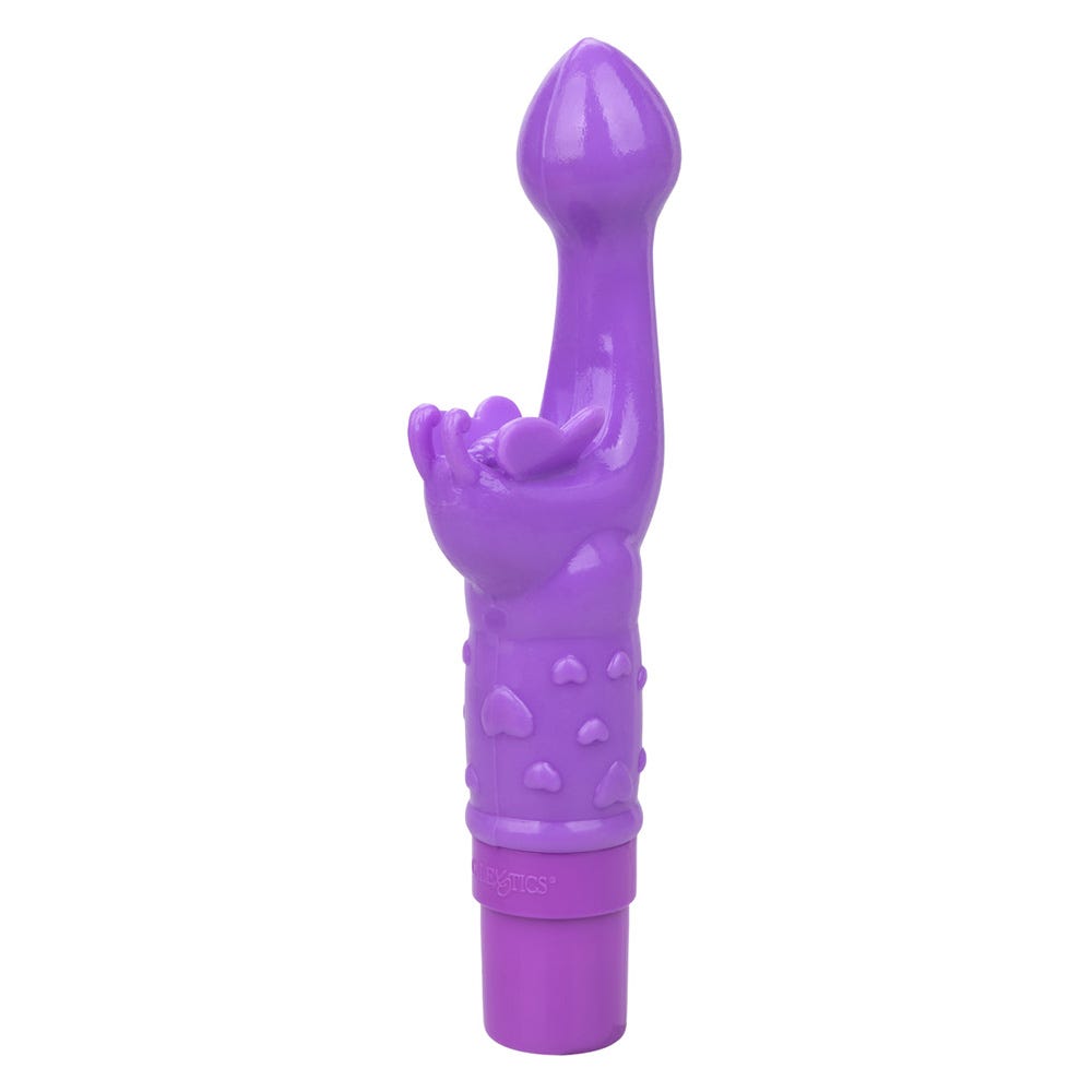 Adam & Eve Butterfly Kiss Rechargeable G-Spot Vibrator - Purple