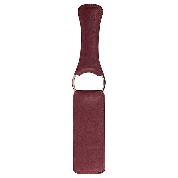 Ouch Halo Leather-Look Buckle Paddle