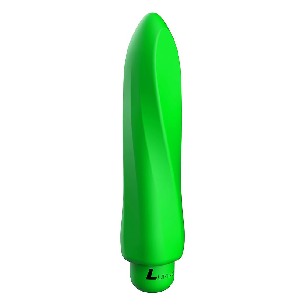 Luminous Myra Ultra Soft Silicone 10-Speed Bullet Vibrator - Green