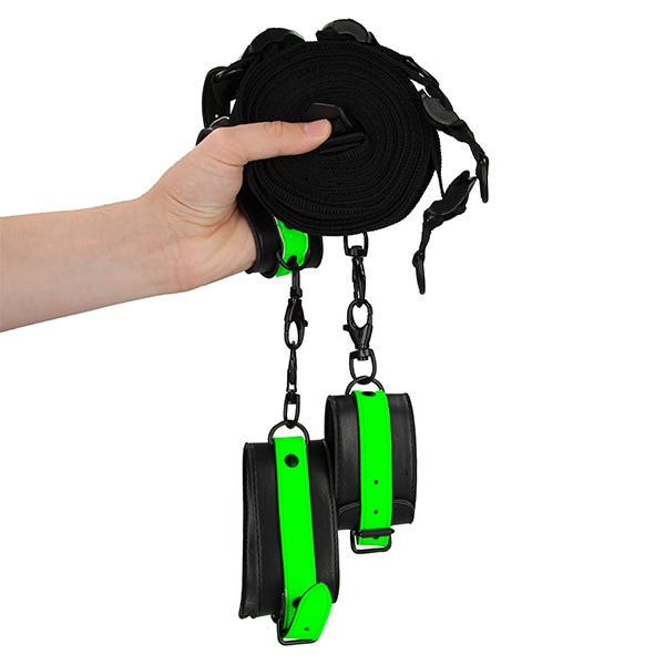 Ouch! Glow In the Dark Bed Bindings Restraint Kit